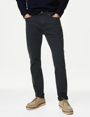 Slim Fit Tea Dyed Stretch Jeans