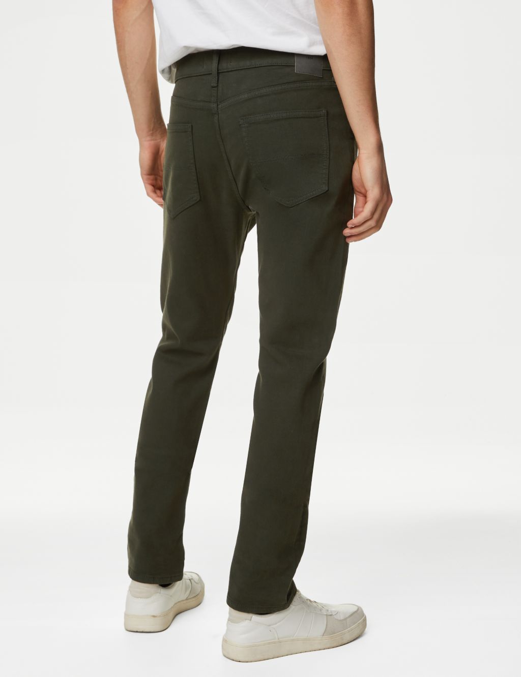 Slim Fit Tea Dyed Stretch Jeans image 5