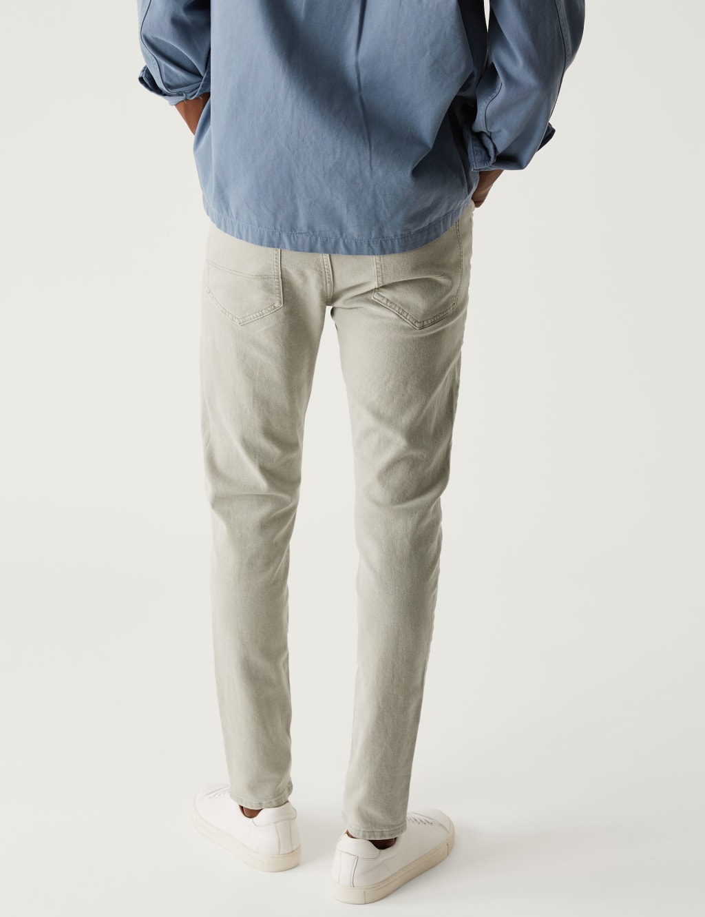 Skinny Fit Tea Dyed Stretch Jeans image 4