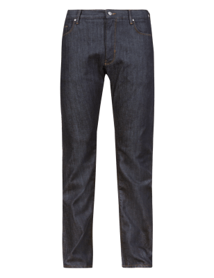 Straight Fit Stretch Jeans | Autograph | M&S