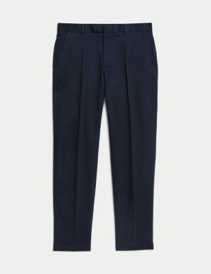 

JAEGER Chino tapered italianos sin pinzasMens - Dark Ink, Dark Ink