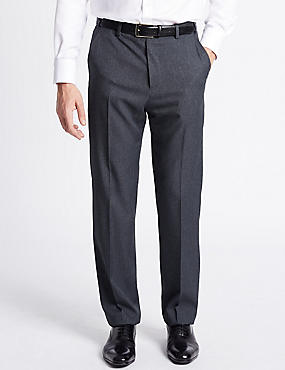 Regular Fit Formal Trousers | M&S