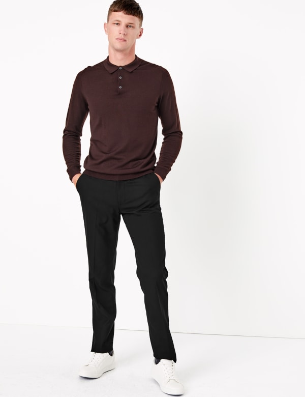 Slim Fit Stretch Trousers