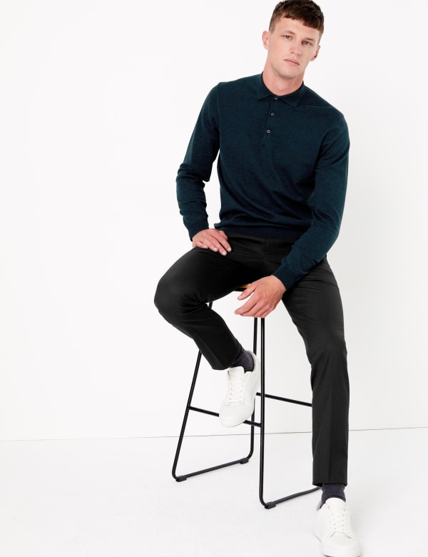 Skinny Fit Stretch Trousers