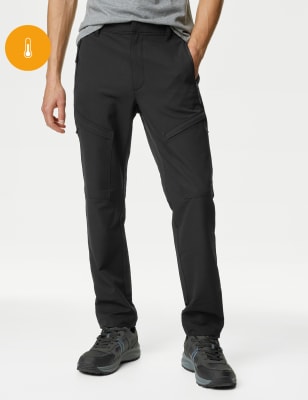 

Mens M&S Collection Tapered Fit Trekking Trousers with Stormwear™ - Black, Black