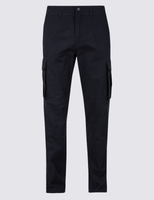 m and s mens cargo trousers