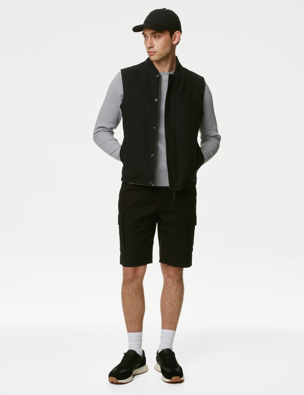 Elasticated Waist Ripstop Cargo Shorts image 3