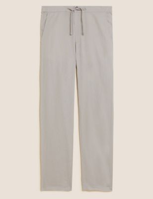 Basic Chic Fit Linen Pull On Trousers – PENSHOPPE, 41% OFF