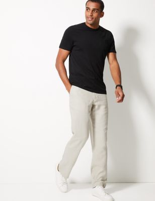 Mens Casual Trousers | M&S