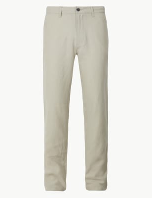 m&s mens casual trousers