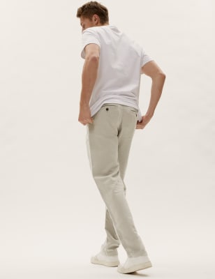 Regular Fit Linen Trousers