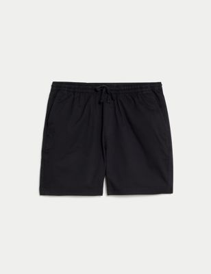 Elasticated Waist Shorter Length Stretch Shorts'
