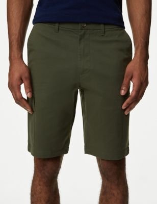 

Mens M&S Collection Stretch Cargo Shorts - Faded Khaki, Faded Khaki