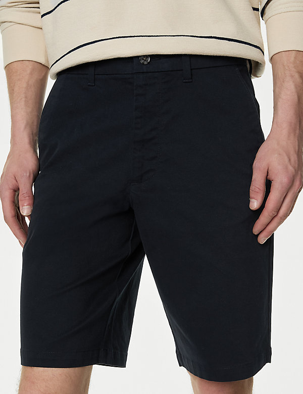 Loose Fit Stretch Chino Shorts - LV