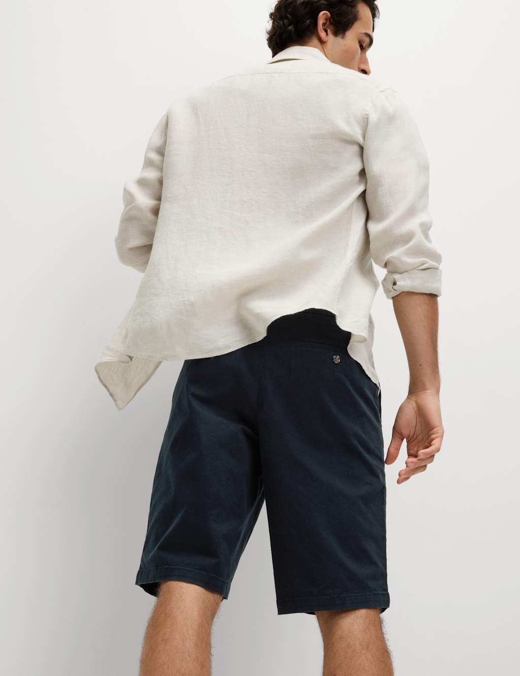 Loose Fit Stretch Chino Shorts