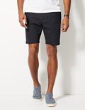 Cotton Rich Chino Shorts with Stretch