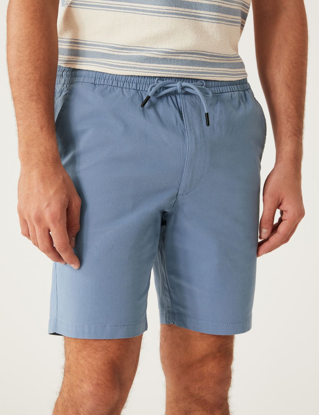 Elasticated Waist Stretch Shorts image 1