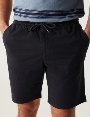 

Mens M&S Collection Elasticated Waist Stretch Shorts - Navy, Navy