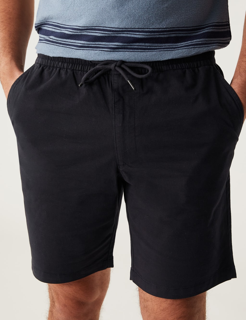 Elasticated Waist Stretch Shorts image 1
