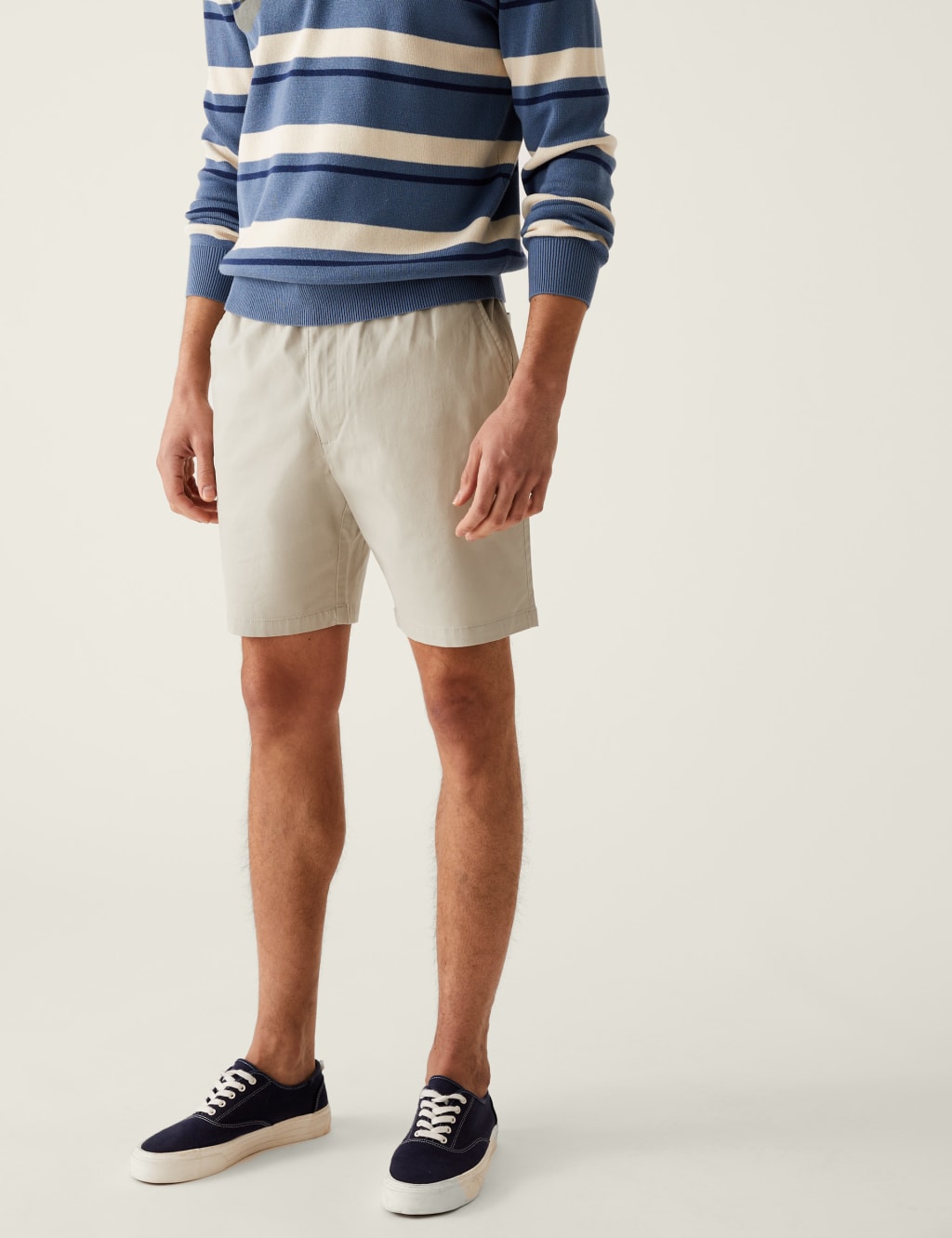 Elasticated Waist Stretch Shorts image 1