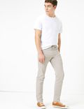 Slim Fit 5 Pocket Textured Trousers