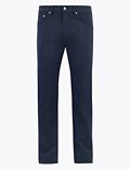 Straight Fit 5 Pocket Stretch Trousers