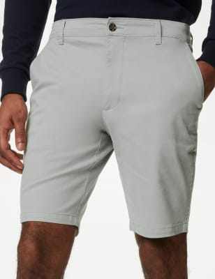 Mens grey smart store shorts