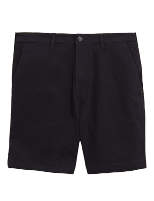 

Mens M&S Collection Stretch Chino Shorts - Dark Navy, Dark Navy