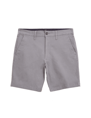 

M&S Collection Chinos cortos elásticosMens - Light Grey, Light Grey