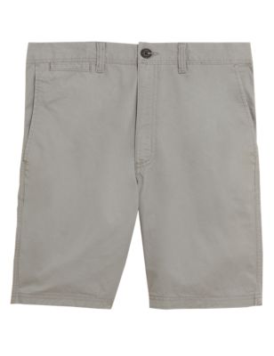 

Mens M&S Collection Pure Cotton Half Elasticated Waist Chino Shorts - Sand, Sand
