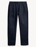 Tapered Fit Single Pleat Trousers