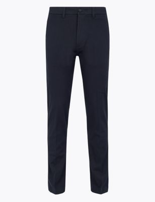 m and s mens casual trousers