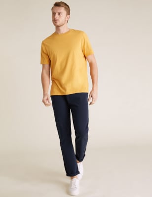 

M&S Collection Ultimate - Chinos slim de algodón orgánicoMens - Dark Navy, Dark Navy