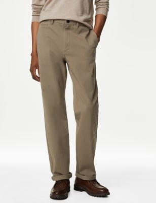 

Mens M&S Collection Regular Fit Ultimate Chino - Mocha, Mocha