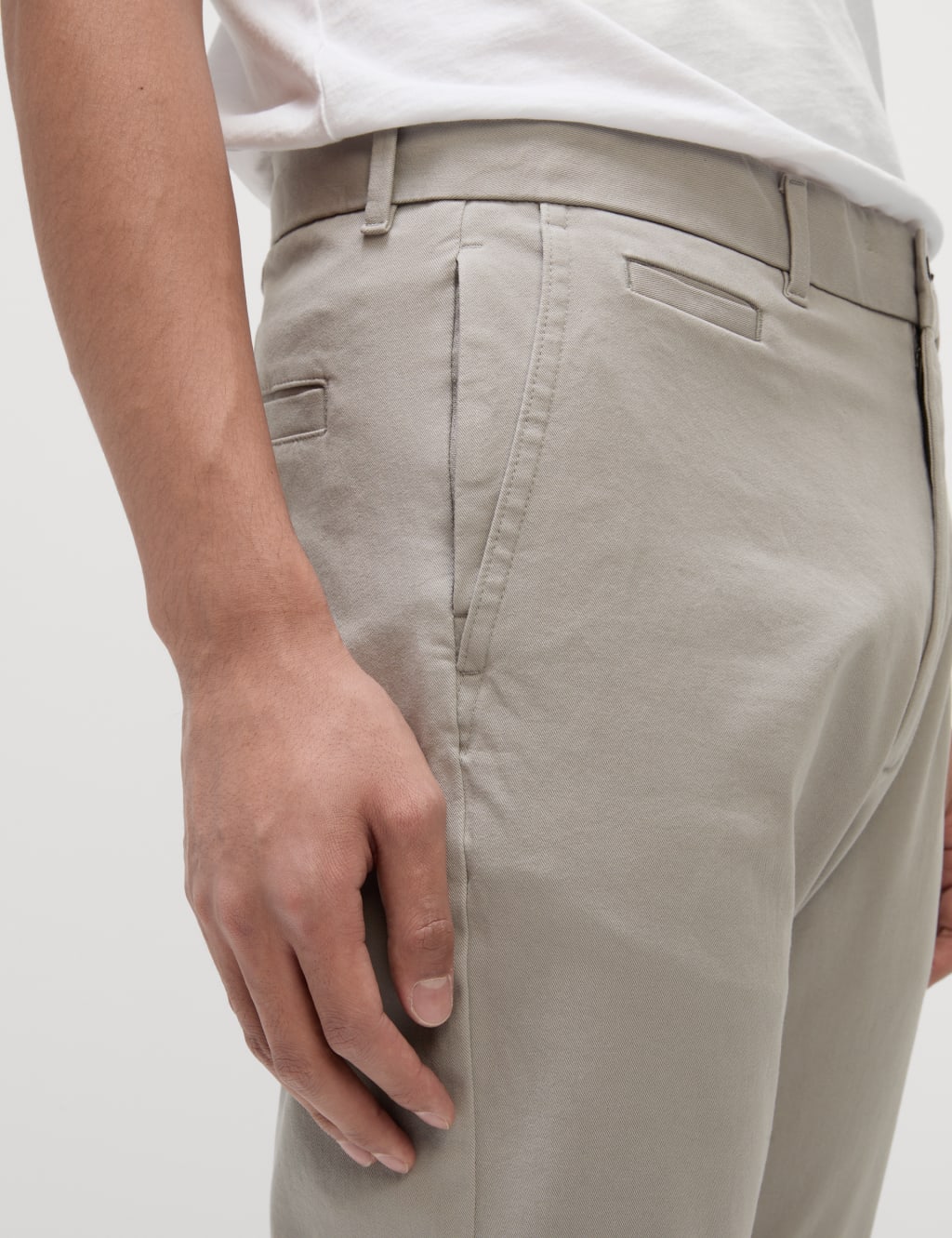 Men's Grey Trousers M&S