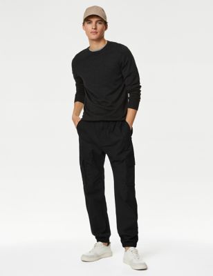 Elasticated Waist Ripstop Cargo Trousers