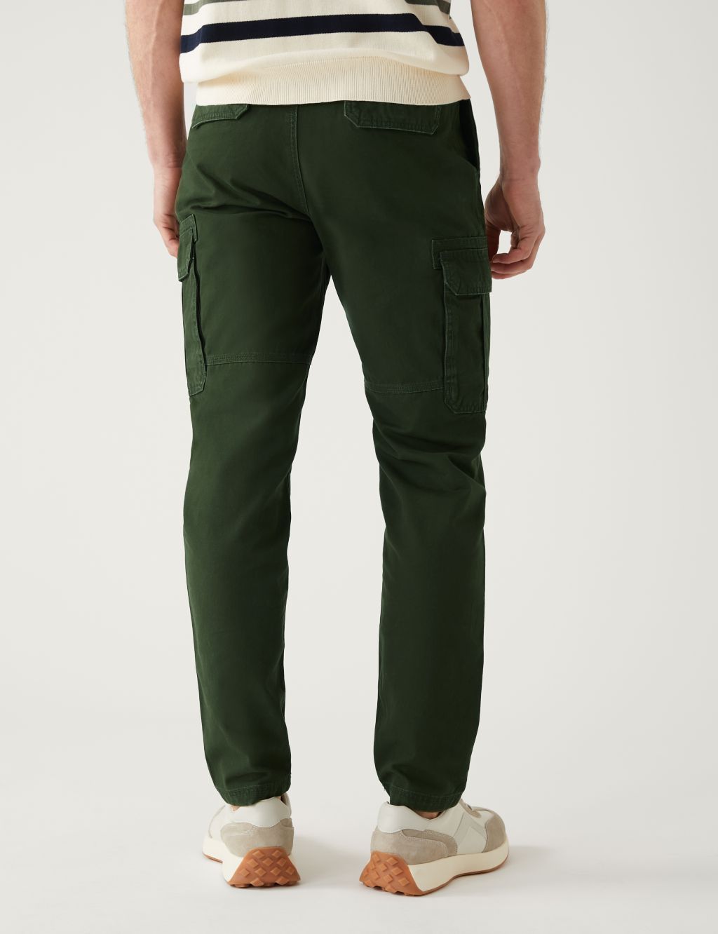 Pure Cotton Utility Cargo Trousers image 4