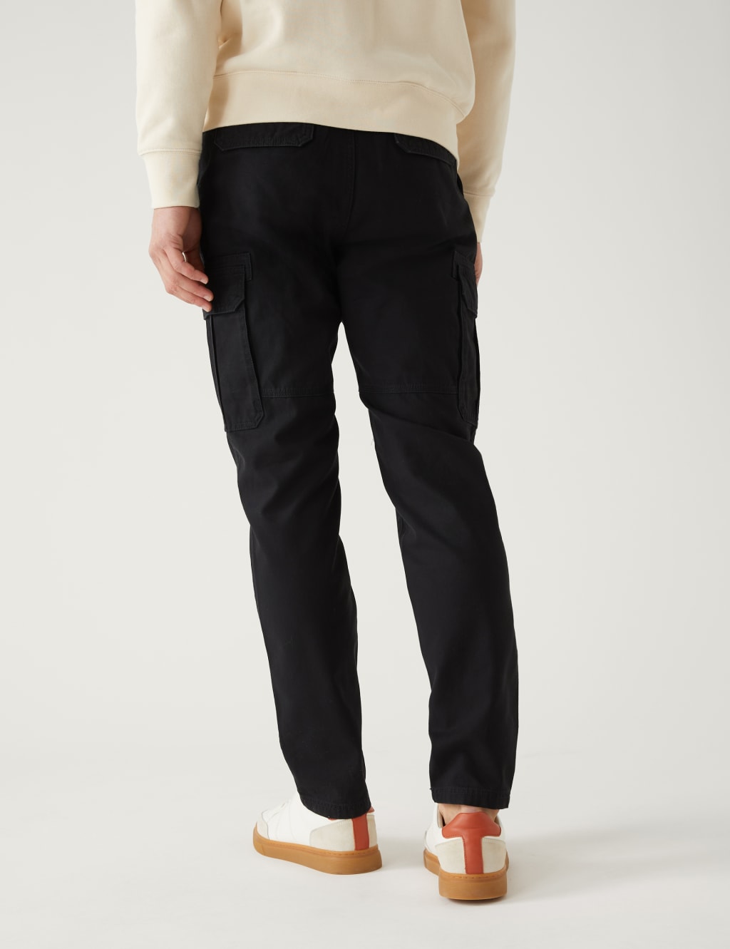 Pure Cotton Utility Cargo Trousers image 3