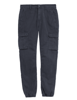 

M&S Collection Pantalón slim cargo con puñosMens - Dark Navy, Dark Navy