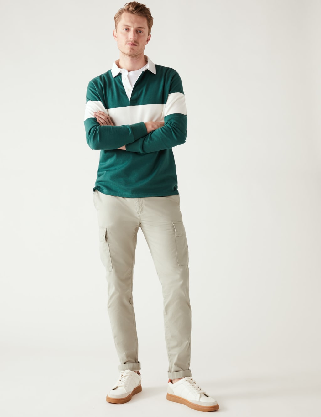 Slim Fit Lightweight Cargo Trousers image 1
