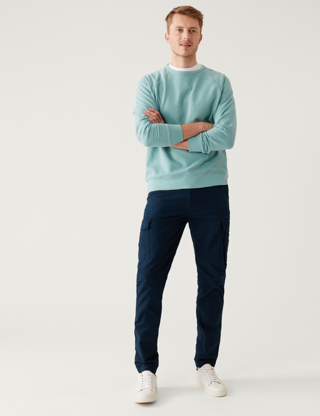 Slim Fit Lightweight Cargo Trousers image 1