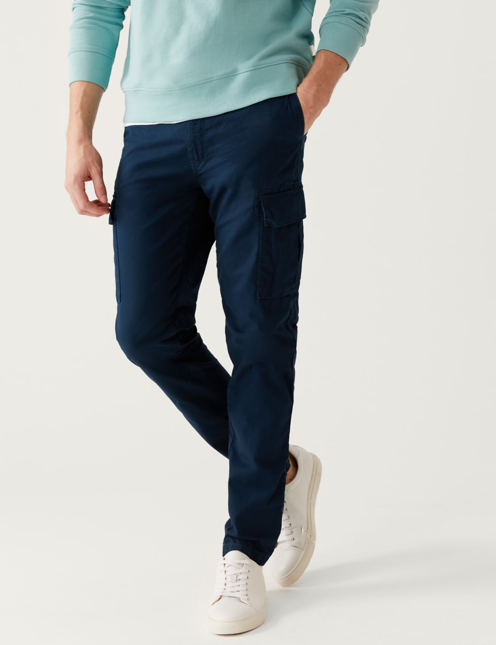 Slim Fit Lightweight Cargo Trousers image 2
