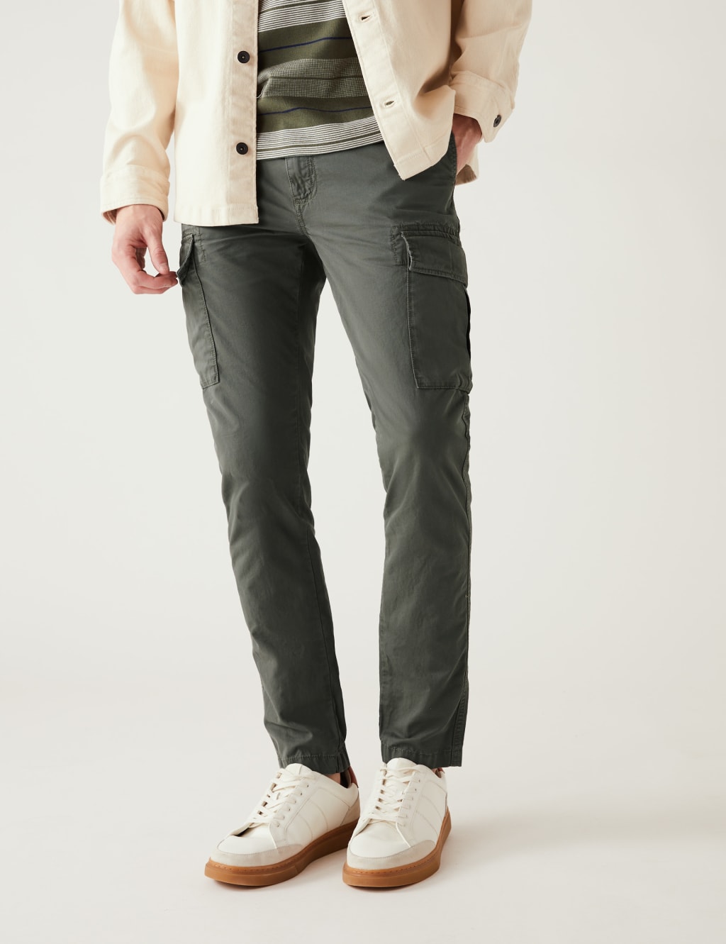 Slim Fit Lightweight Cargo Trousers image 2