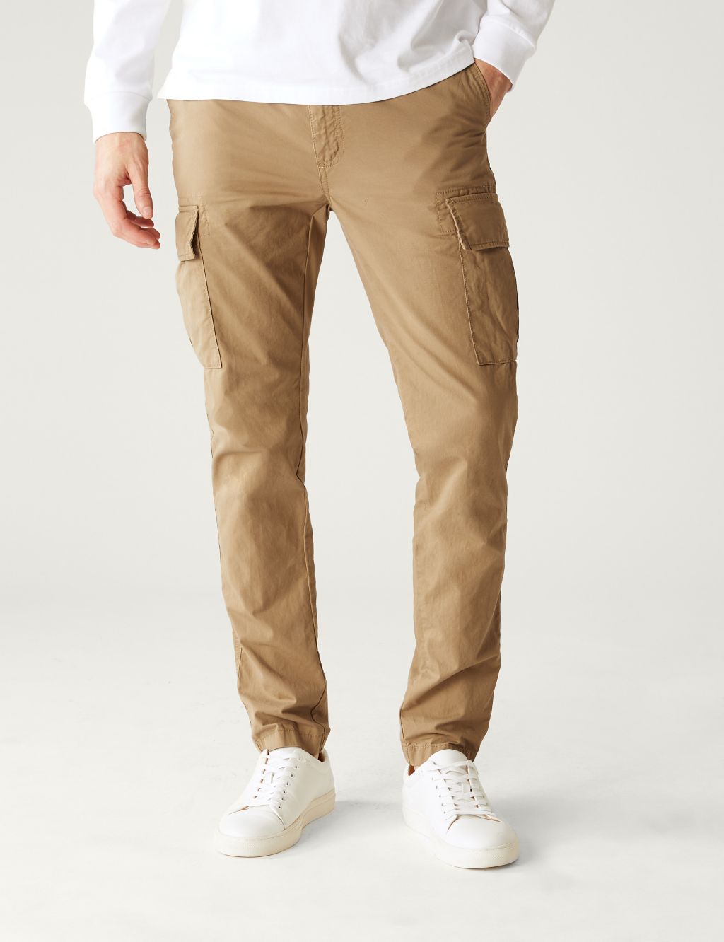 Slim Fit Lightweight Cargo Trousers image 2