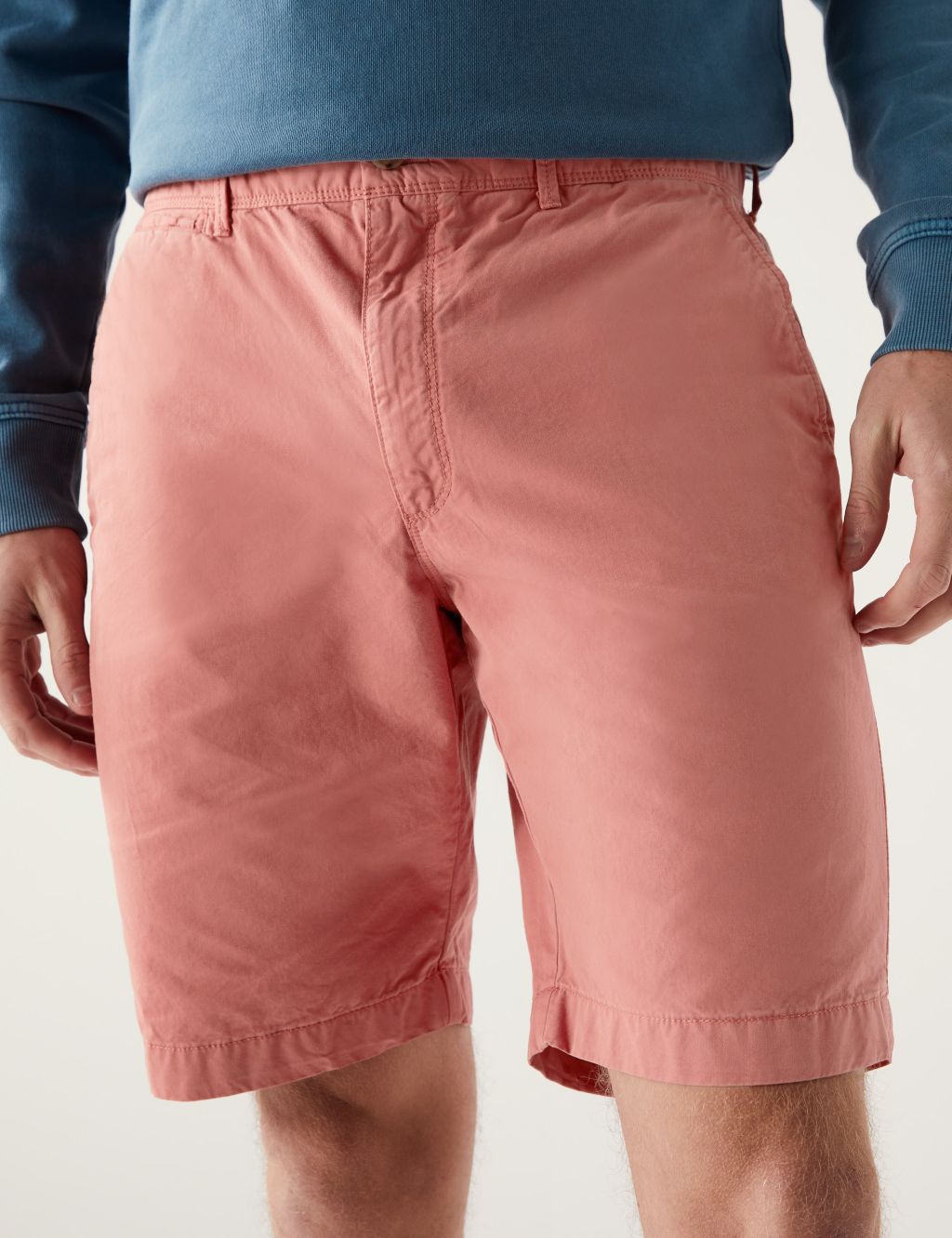 Pure Cotton Half Elasticated Waist Shorts image 3