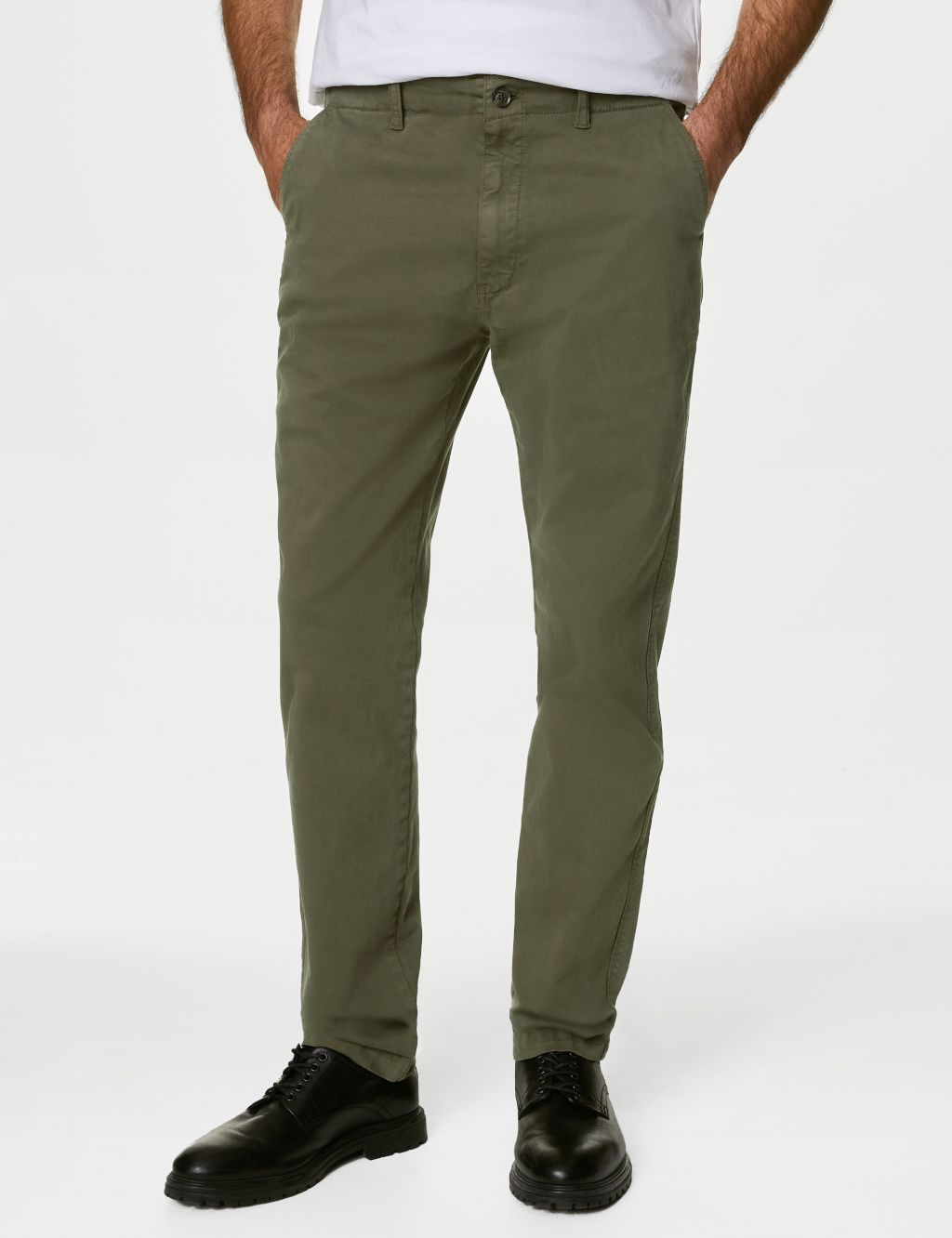 Men's Green Trousers | M&S