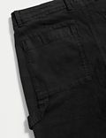 Straight Fit Utility Stretch Trousers