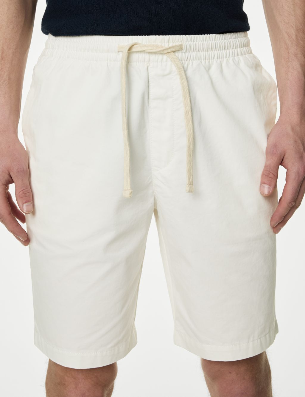 Pure Cotton Elasticated Waist Shorts