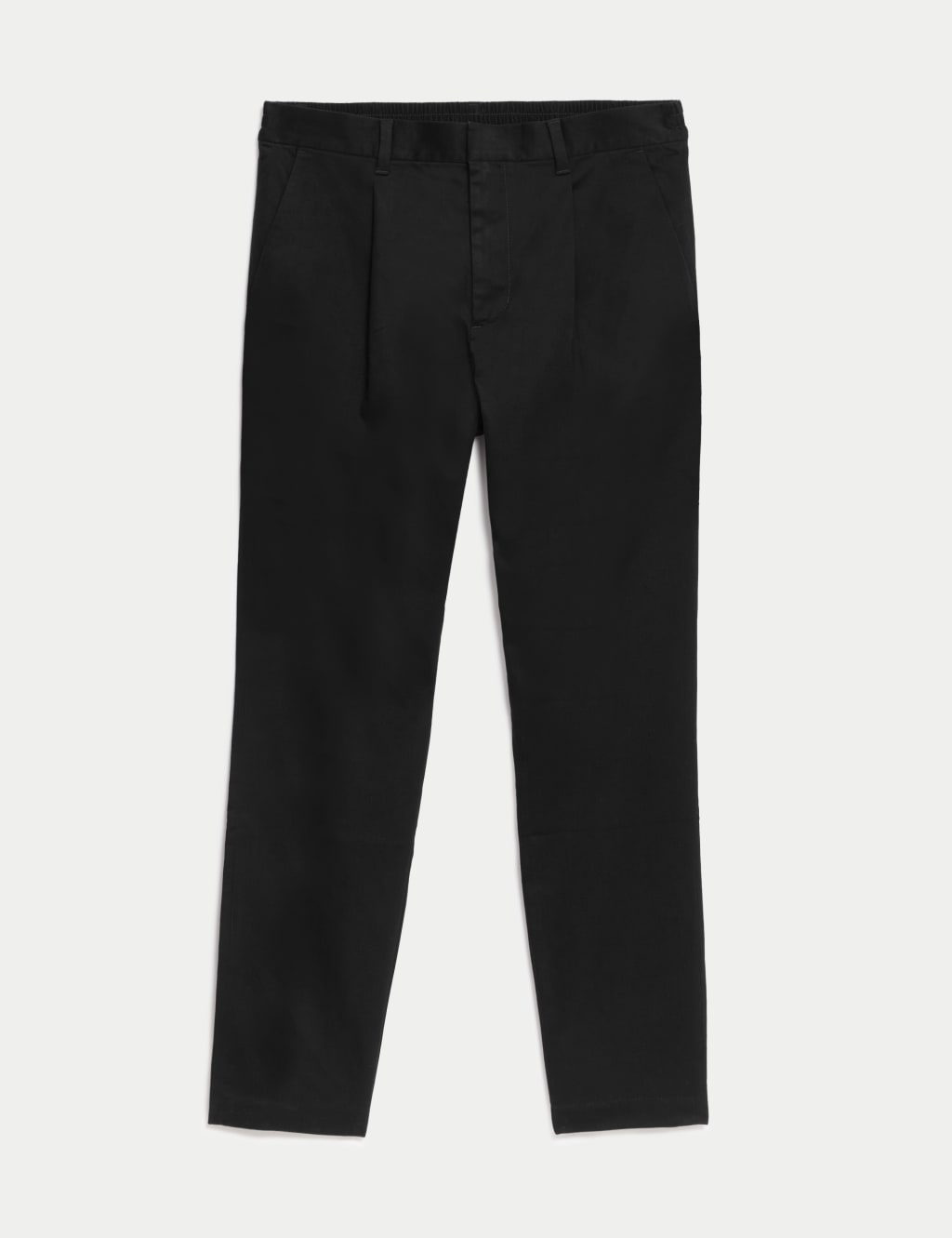 Tapered Fit Half-Elasticated Waist Chinos image 2