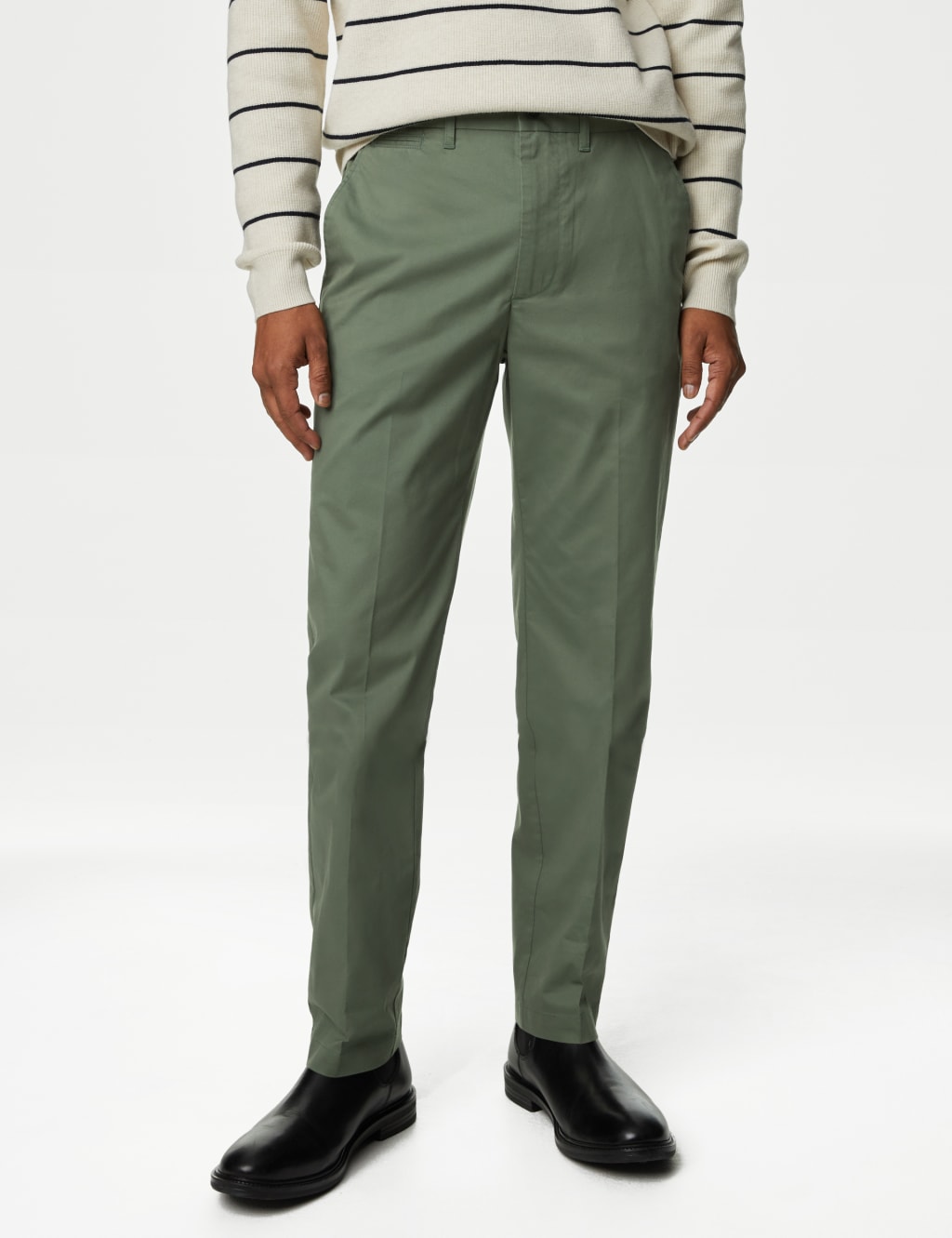 Men's Khaki Stretcher Trousers - Army Green in Central Division - Clothing,  Shan Stores